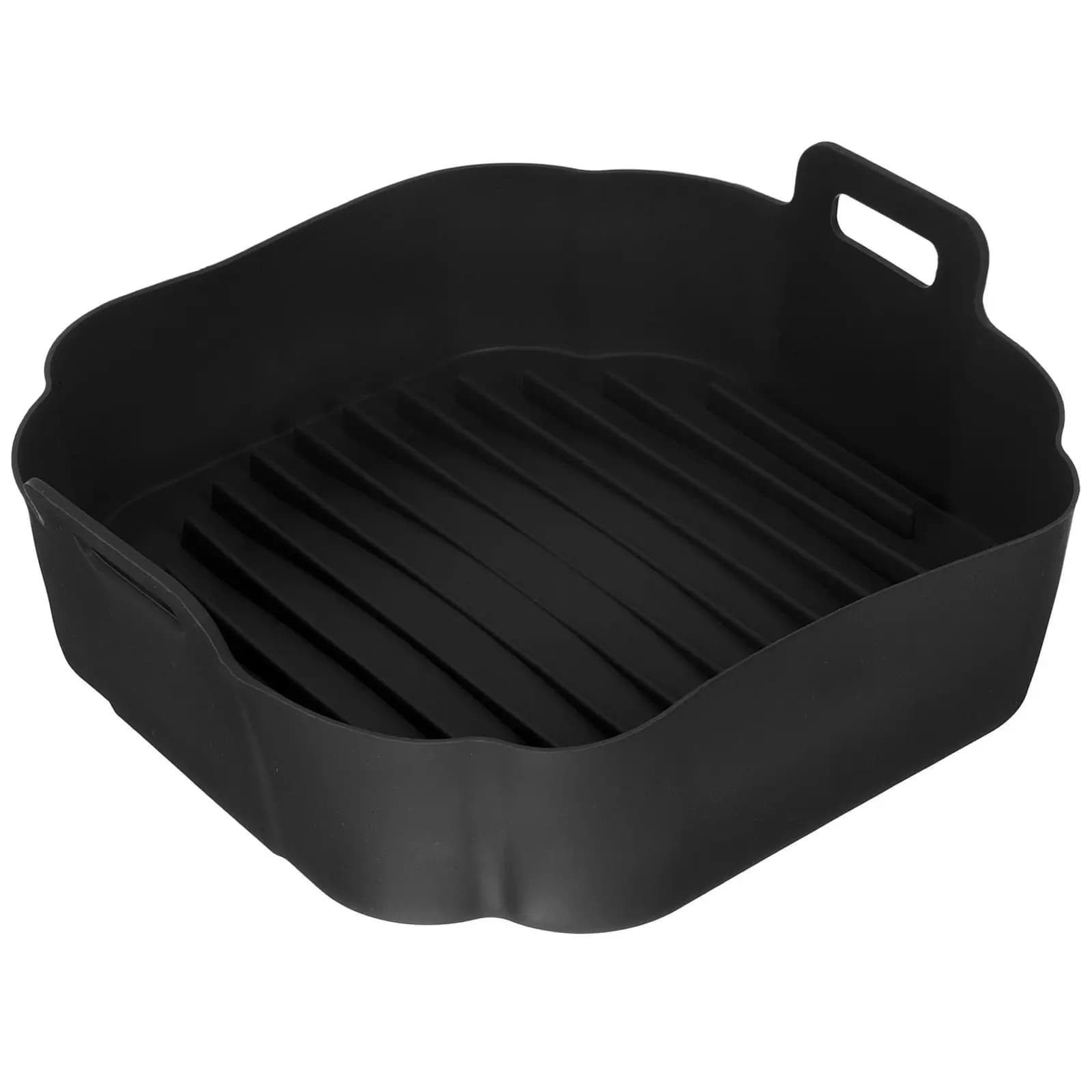 Tappetino in Silicone per Friggitrice ad Aria, Resistente al Calore, Antiaderente, Riutilizzabile, Accessorio per Pentola Friggitrice ad Aria