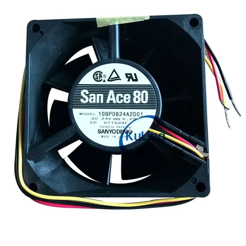 for 109P0824A2011 109P0824A2D01 DC24V Original Japanese SANYO Three-Wire Equipment Fan