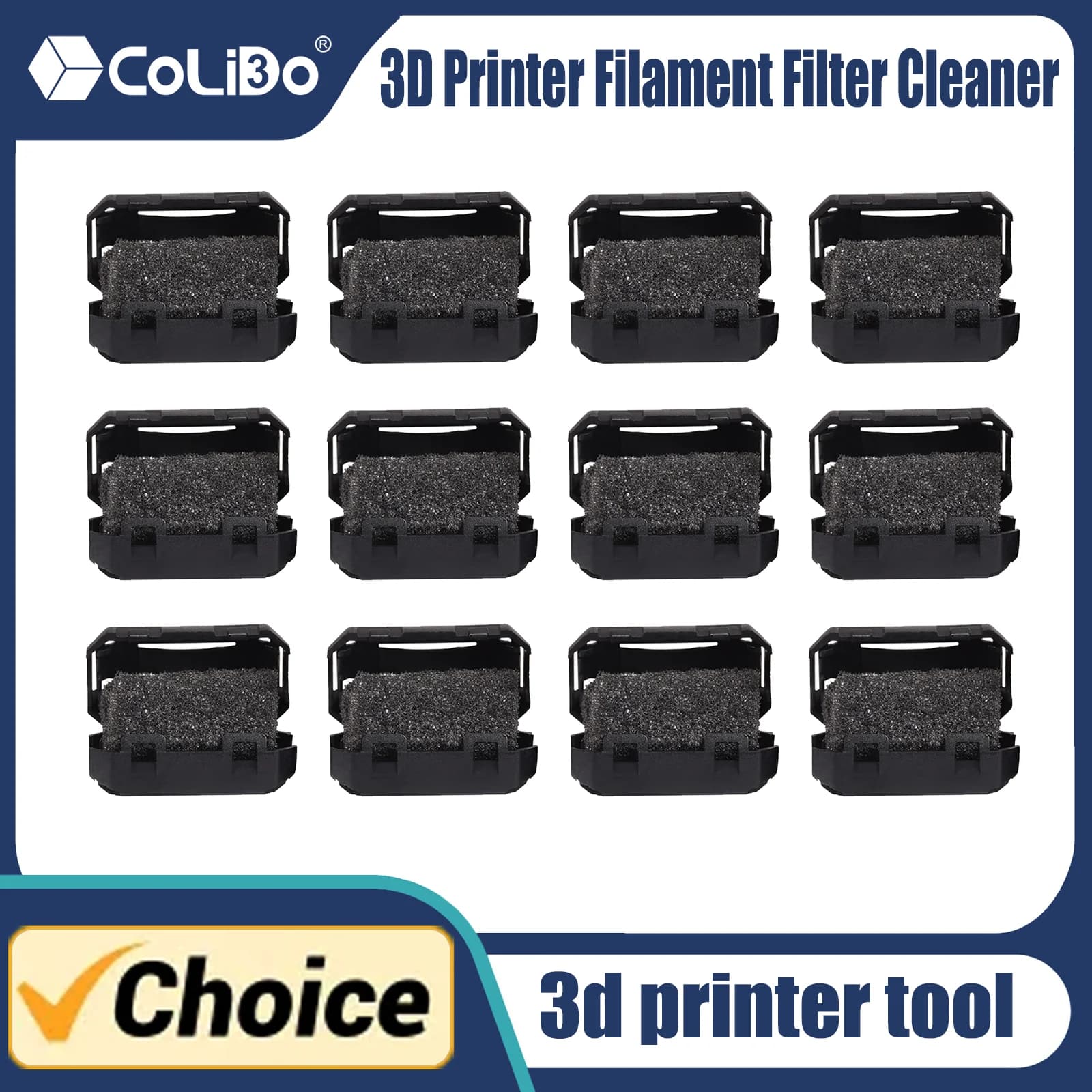 Filament Filter Cleaner Universal Dust and Static Removal Tool for Essential Accessory PLA ABS PETG to Protect 3D Printer Filament
