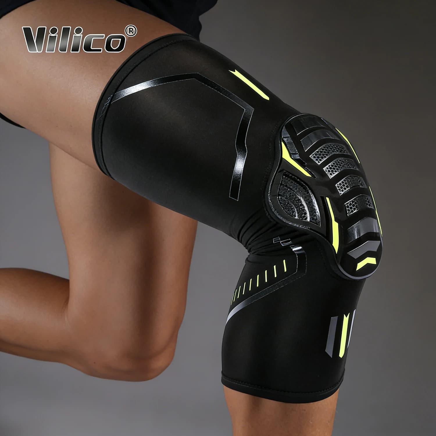 Knee Support for Compression Knee Support, Shoe-resistant Knee Pad, Ginocchio Band for Race, Relief from Articular Pain and Arthritis, for Men and Women