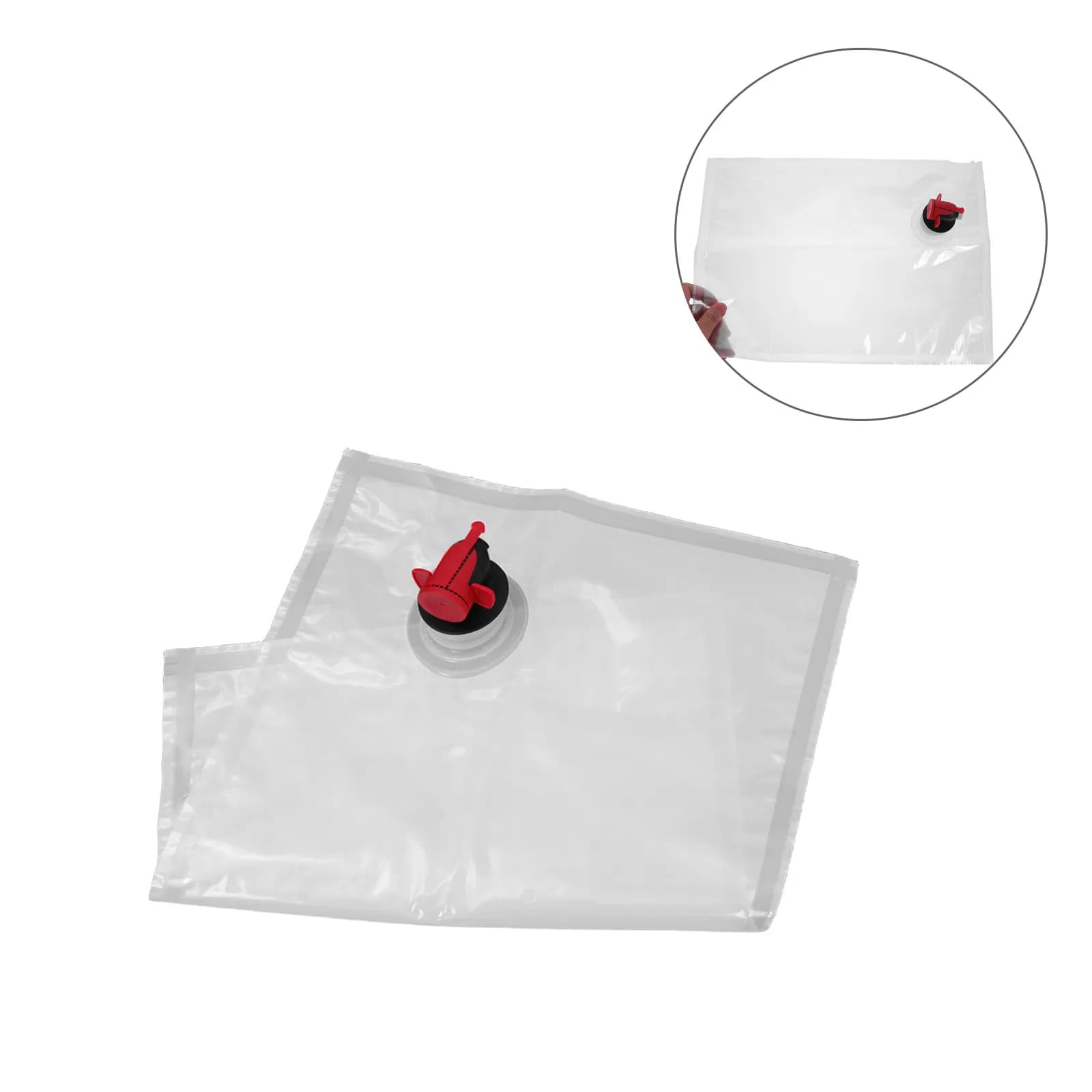 10Pcs Leakproof Wine Bag Dispenser Butterfly Valve Portable Reusable Refillable 3L Wine Bladder Travel Camping Drinking Pouches