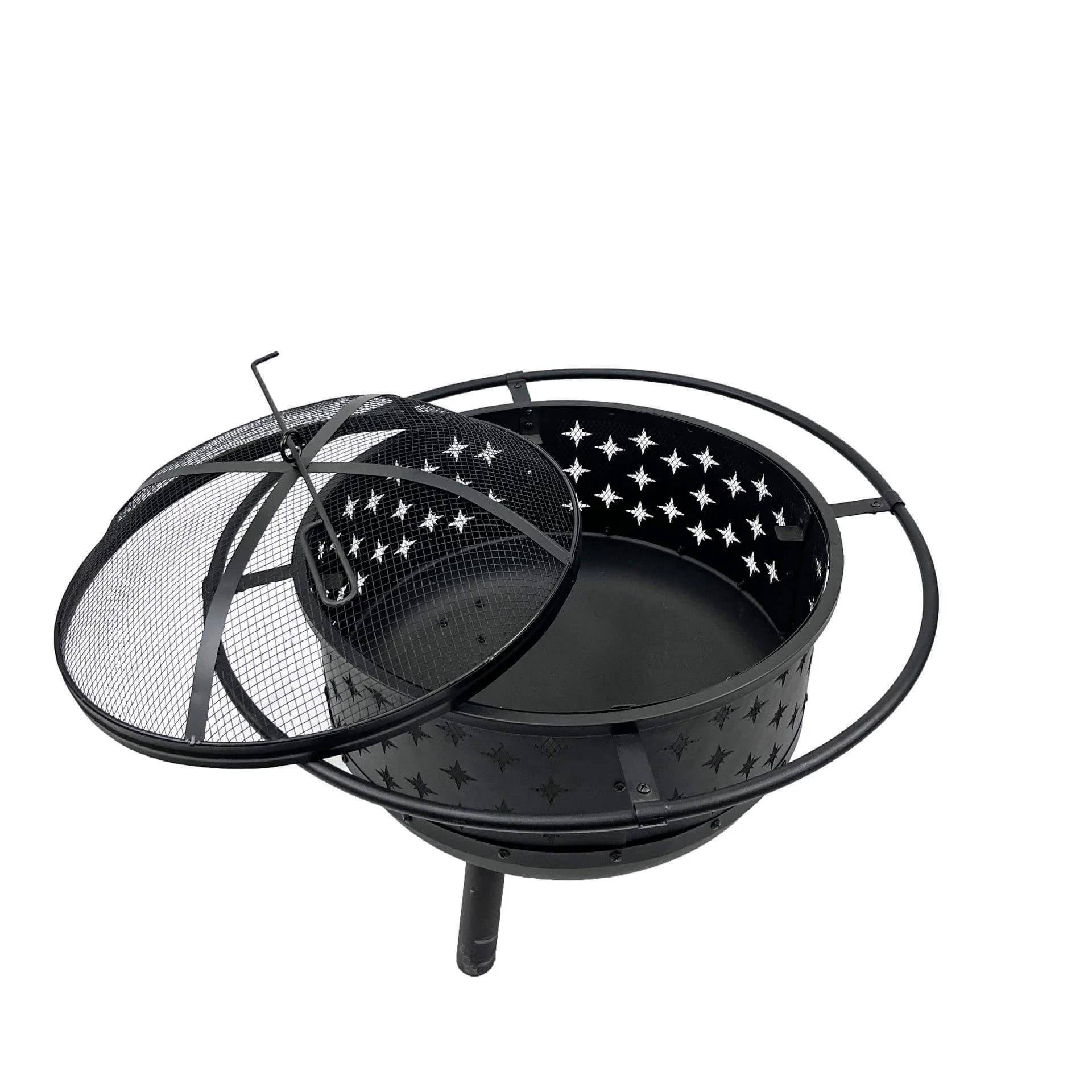 Wood stove for camping in the open, Ideal for barbecue and garden braces, Perfect for Picnic