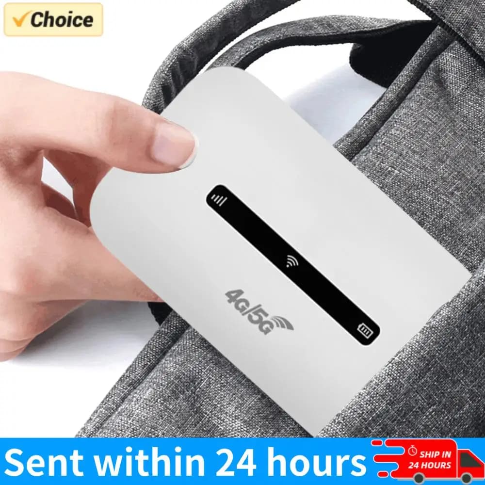 Router WiFi 4G LTE Hotspot Mobile 3000mAh 150Mbps Ripetitore WiFi Modem Router Supporta 10 Utenti con Slot per Scheda SIM per Casa