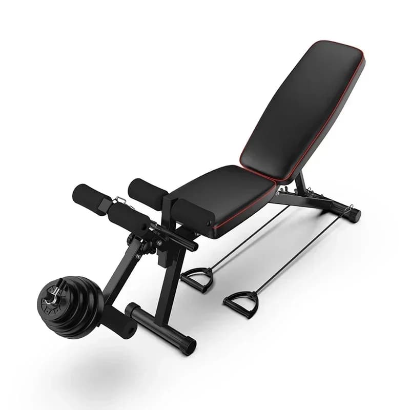 Aggiornamento Panca con manubri Sedia Multifunzionale Sit-up Board Sedia fitness per interni Panca con bilanciere addominale Panca per pressa Fitness Equi