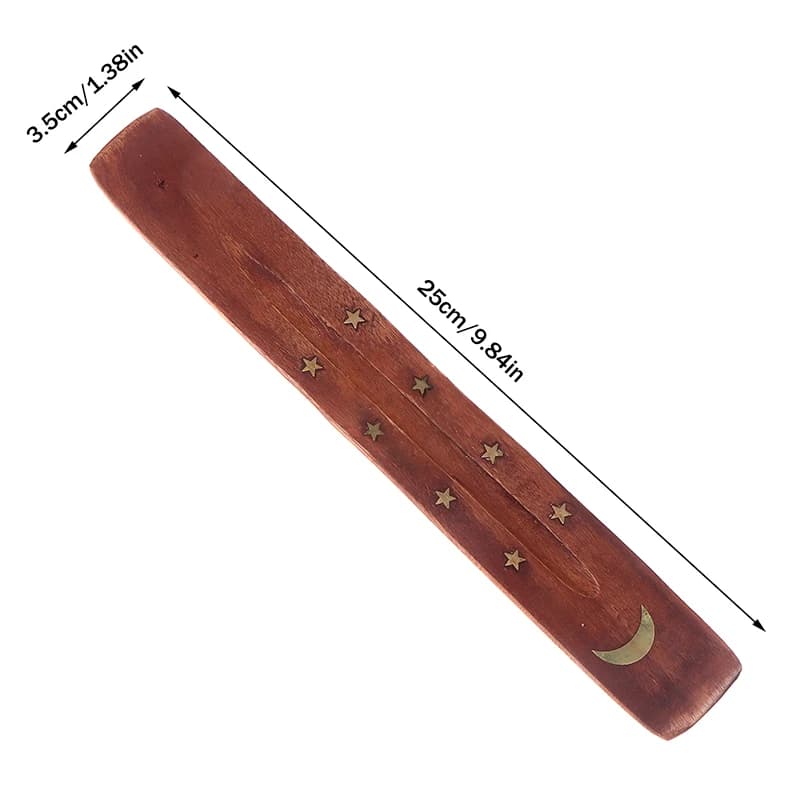 Natural Wooden Incense Stick Holder Ash Catcher Burner Incense Stand Rack Incense Base Aromatherapy Plate Home Decoration