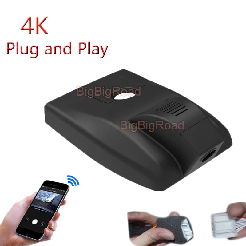 4K Plug And Play For Toyota IZOA EV C-HR CHR 2021 2022 2023 2024 Car recorder Wifi DVR DashCam Camera FHD 2160P Grandangolo