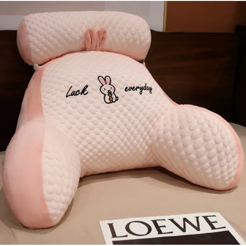 Adjustable Ergonomic Reading Pillow Soft Back Support Cushion Breathable Design For Bed Sofa Floor