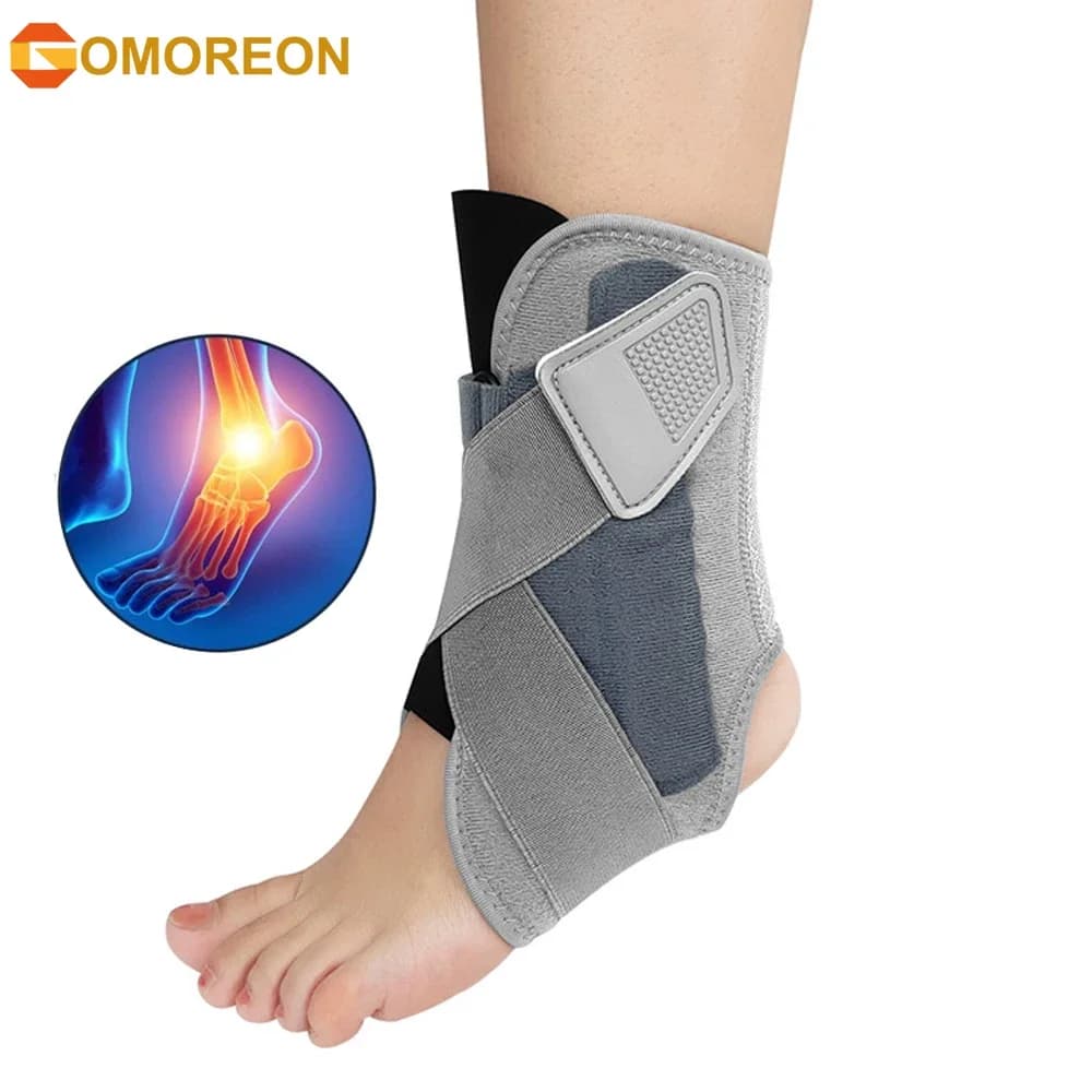 Sports Ankle Brace with Adjustable Straps for Moderate Side Ankle Distortion, For Basketball, Volleyball, Football, Tennis, Pickleball