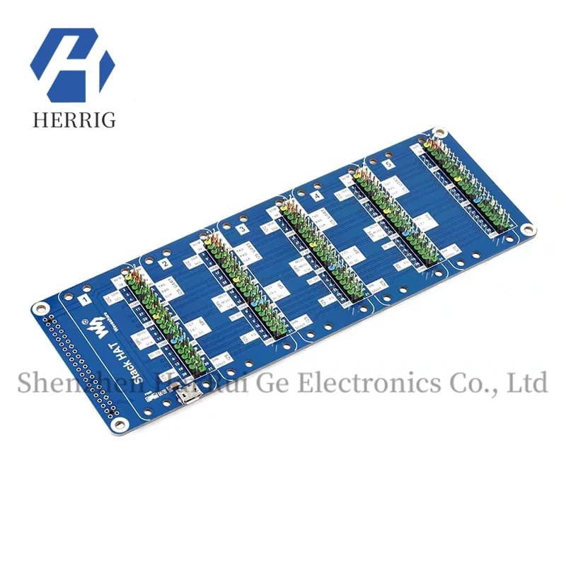 MicroSnow Raspberry Pi 4B/3B/Zero W Module serial expansion card IO interface card USB external power supply