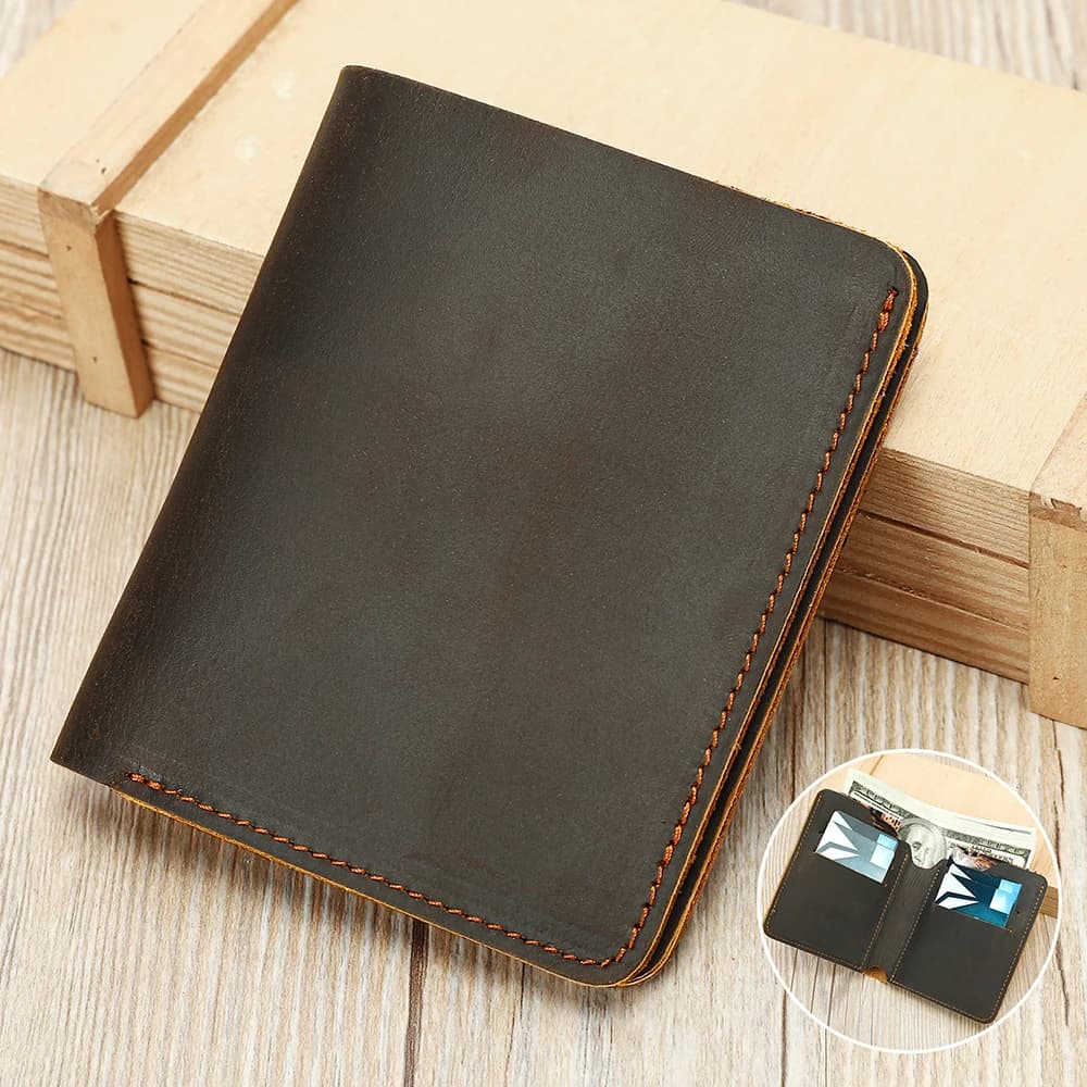 WESTAL RFID Portafoglio in pelle da uomo Portamonete casual Slot multi-carta Portafoglio Cluthes Cash Cpin Portafogli cartera hombre