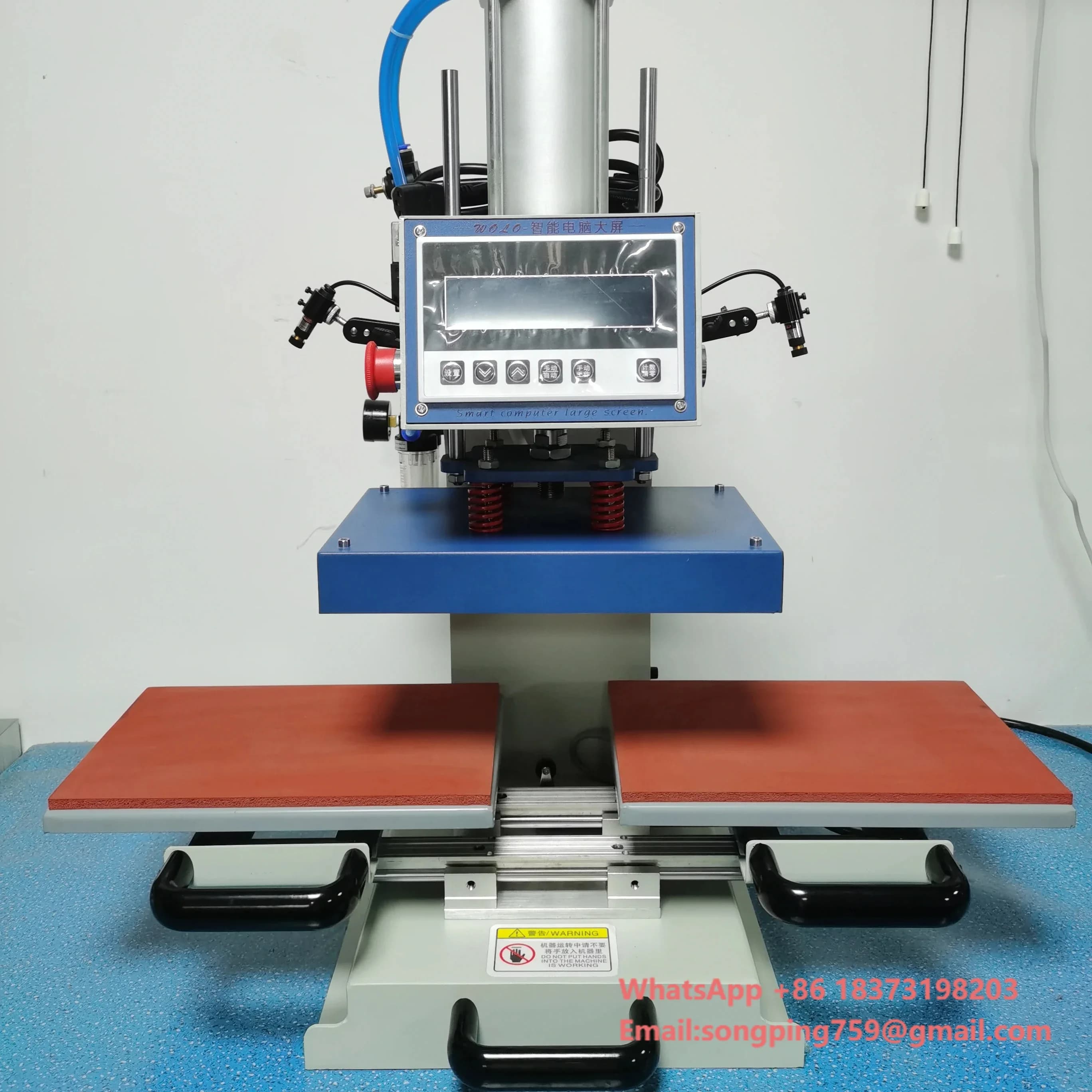 Macchina Termopressa Pneumatica Semiautomatica a Doppia Stazione per Sublimazione, Stampa e Trasferimento a Caldo per T-shirt - Offerta Speciale