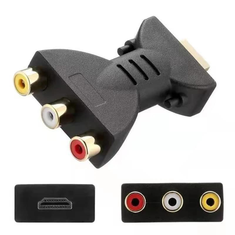 Cavo Adattatore Convertitore HDMI-compatibile a AV HD, 3RCA (Rosso, Bianco, Giallo) per HDTV, Box HDTV, DVD