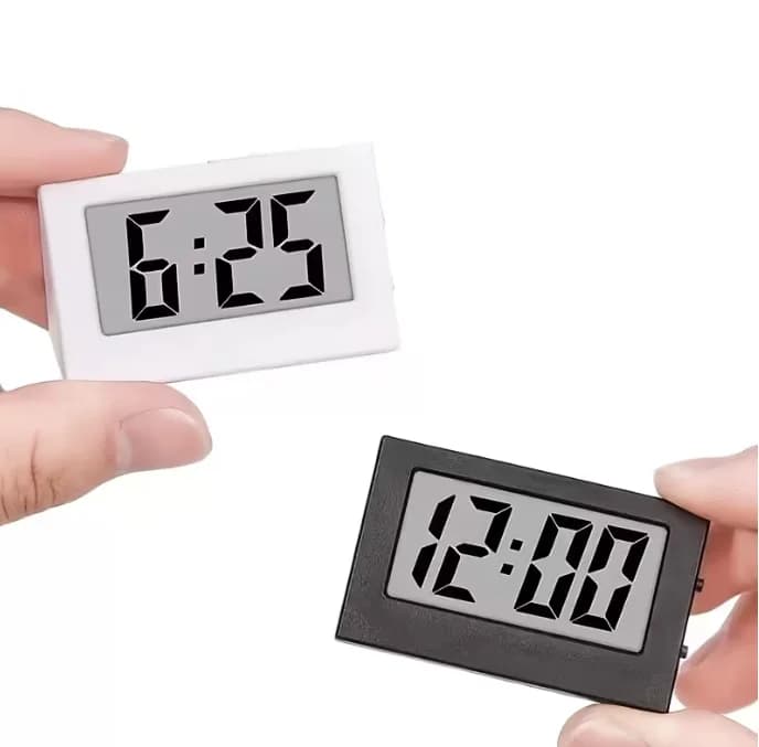 Mini Orologio da Tavolo con Pendolo, Display Digitale LED Semplice, Decorazione da Scrivania per Studenti, Orologio Elettronico