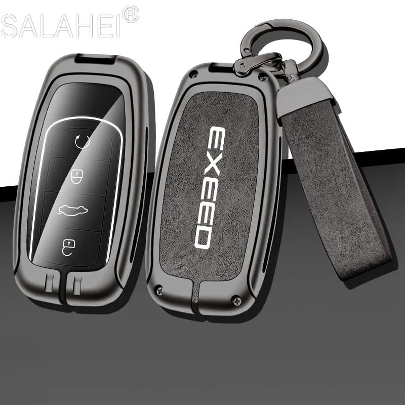 Per Skoda Per Chery EXEED RX Suv 2023-Presente In Lega di Zinco Chiave Dell'automobile Caso Della Copertura del Sacchetto Chiave Borsette Supporto Protettivo Fob Auto Styling Acc