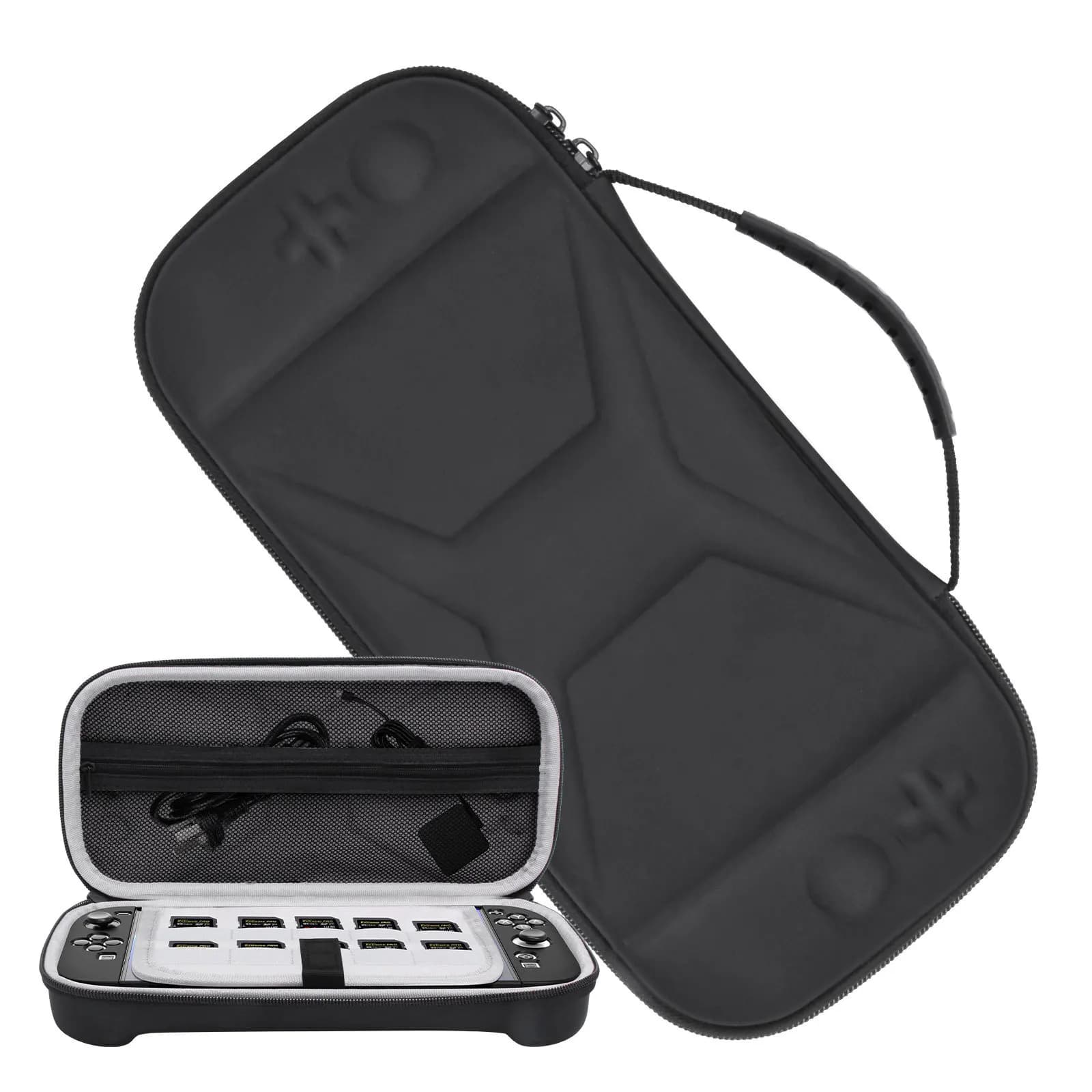 Adatto per Nintendo Switch 2, custodia portatile antiurto in EVA con motivo in pelle, borsa a mano.