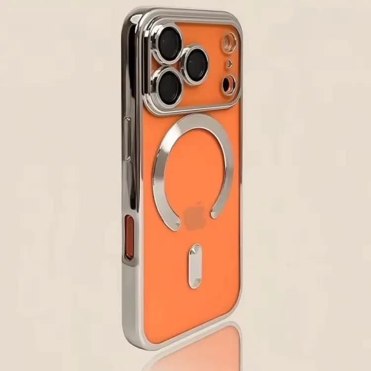 Transparent Classic Luxury Case for iPhone 17 Air 16 15 14 13 12 11 Pro Max Plus, Anti-shocket, Compatible with Wireless Charging