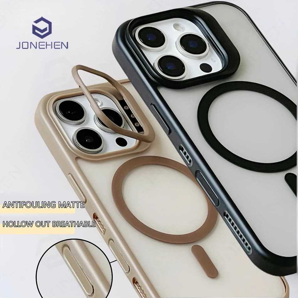 Carica wireless magnetica di lusso per custodia antivegetativa Magsafe per iPhone 15 14 Plus 13 12 16 Pro Max copertura paraurti morbida antiurto