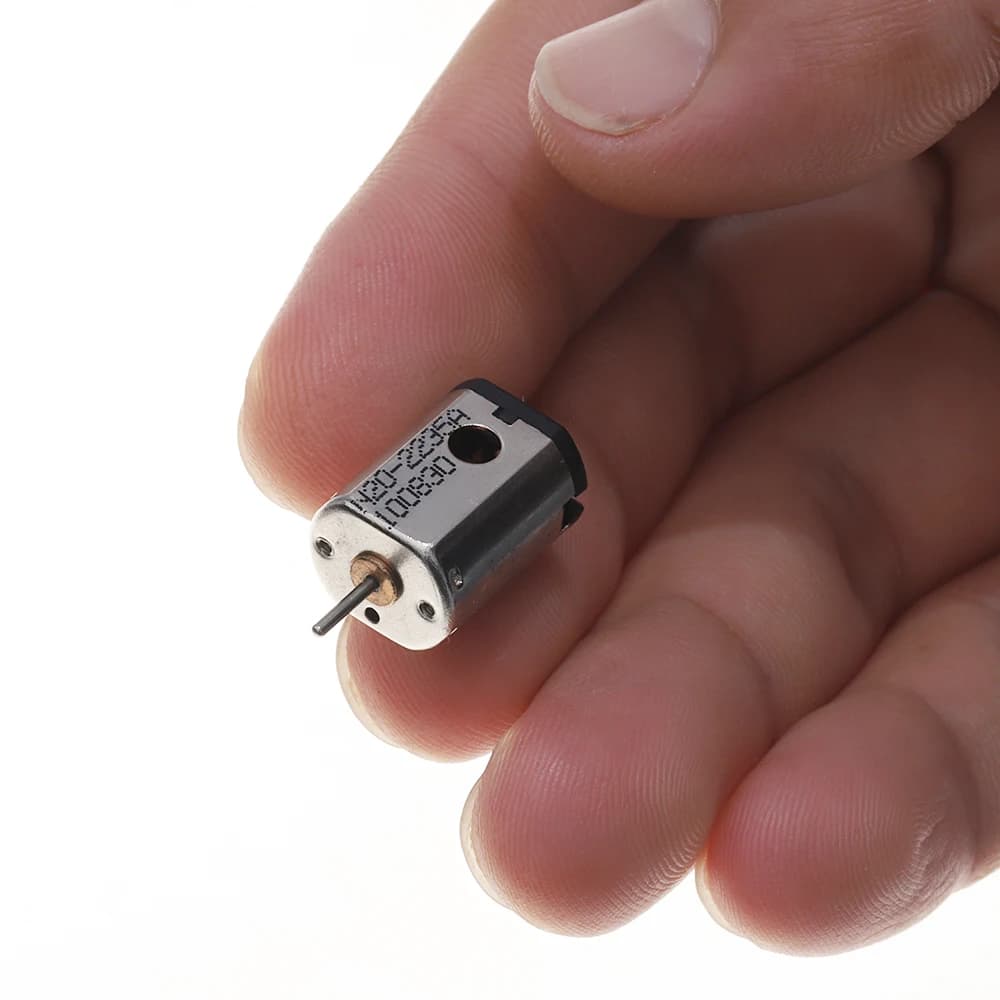 Mini N20 Motor DC 3V 40000RPM Ultra-high Speed Carbon Brush Motor NdFeB Strong Magnetic with Cooling Hole RC Drone Aircraft