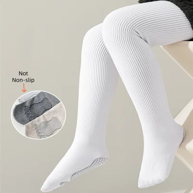 Calze a Rete per Bambine Non Antiscivolo, Primavera Autunno, Collant Tinta Unita per Bambini 3-15 Anni, Leggings per Ragazze Adolescenti, Nuovi