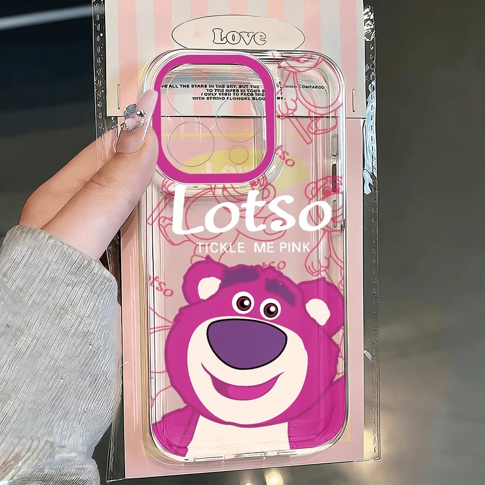Cover per telefono Disney Toy Story Lotso Bear per Samsung Galaxy S26 S21 S25 S24 S23 S22 Ultra Plus FE, motivo per A54 A55 A56
