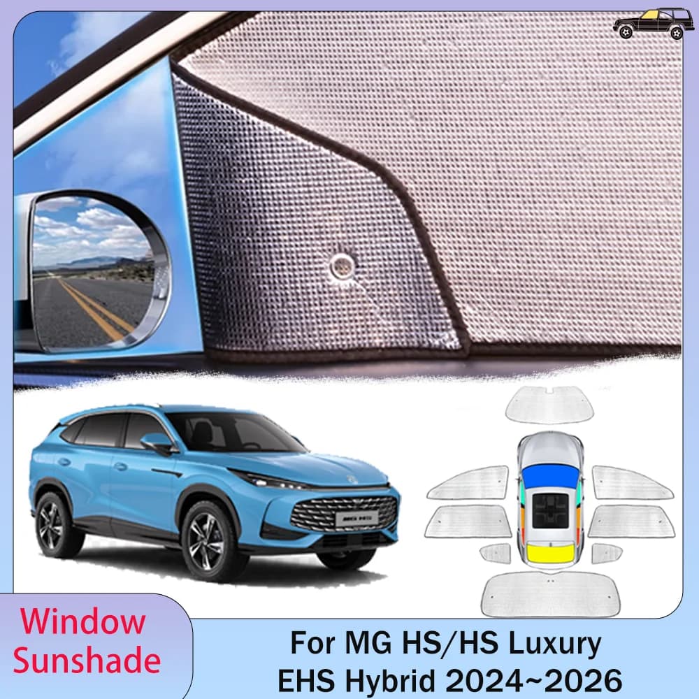 Auto Parasole Per MG HS/HS di Lusso EHS Hybrid 2024 ~ 2026 2025 Finestra Lucernario Parabrezza Parasole Protezione UV Parasole Accessori