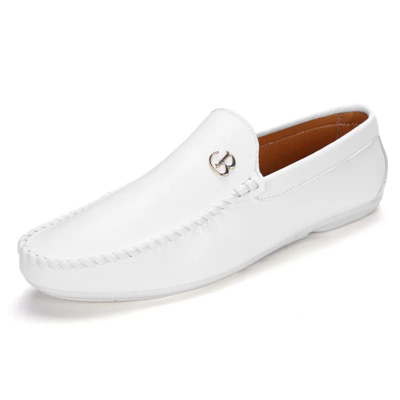 Scarpe da uomo in pelle Designer di lusso Casual mocassini da uomo mocassini traspiranti Slip On Flats scarpe da guida Zapatillas Hombre