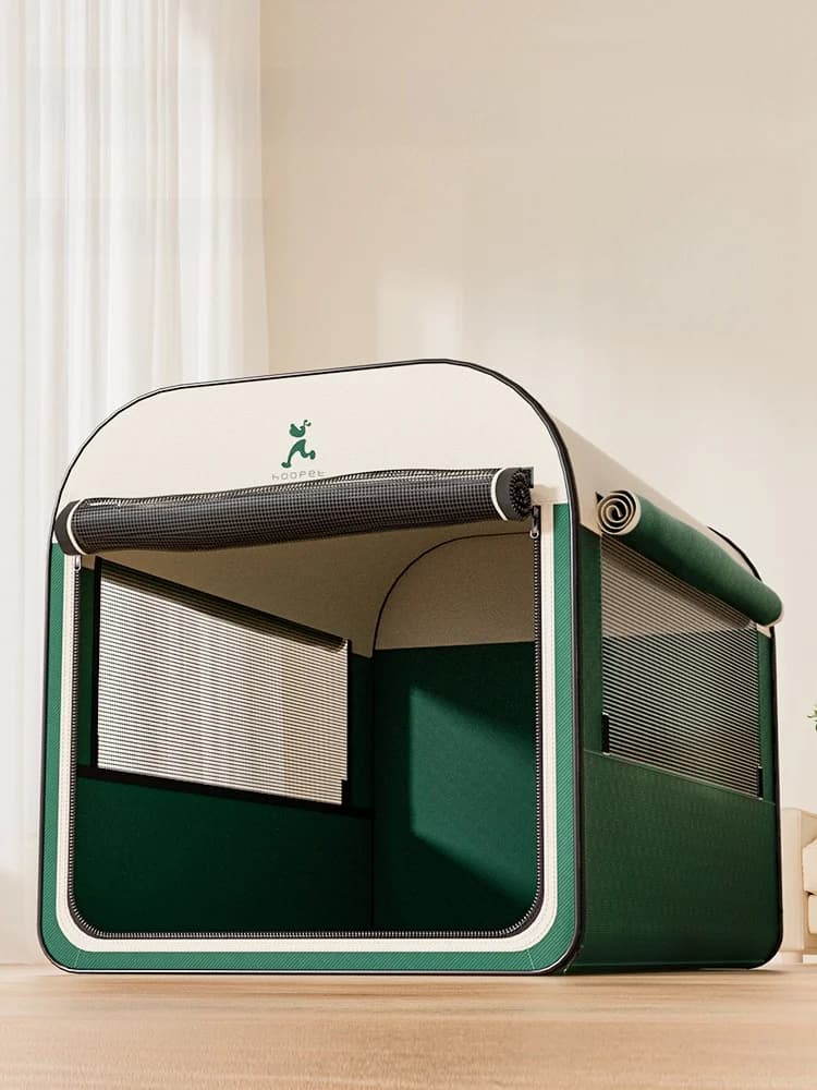Casa per cani per auto portatile pieghevole quattro stagioni universale per animali domestici di grandi dimensioni tenda invernale per cani gabbia per cani da esterno Hoopet letto per cani da viaggio