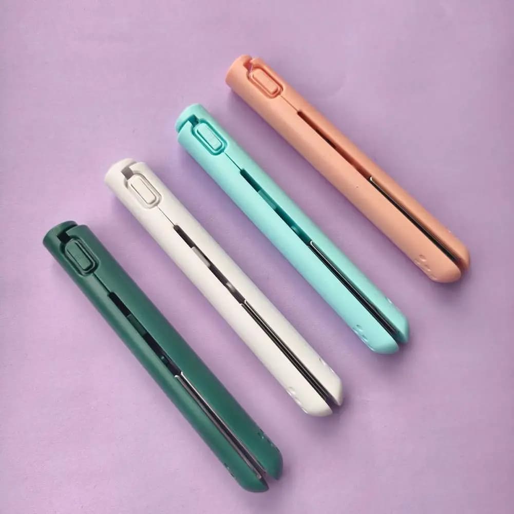 2-in-1 curler, Multifunction Iron, Portable Travel Iron for All Hair Types