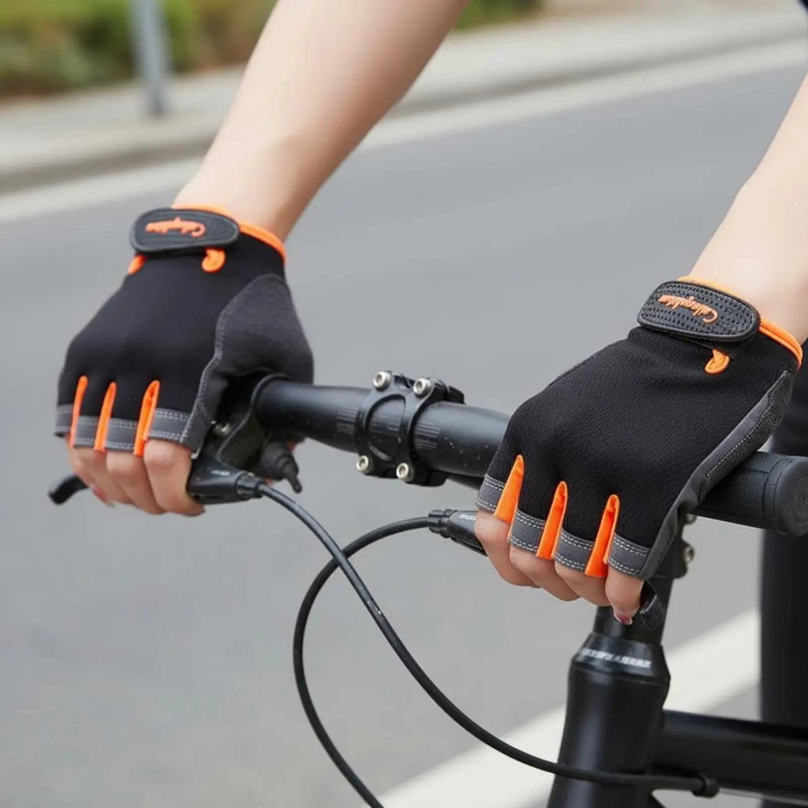 Guanti da Palestra Mezze Dita ad Asciugatura Rapida, Guanti da Allenamento Ergonomici con Imbottitura Antiurto per Donne, Arrampicata su Roccia