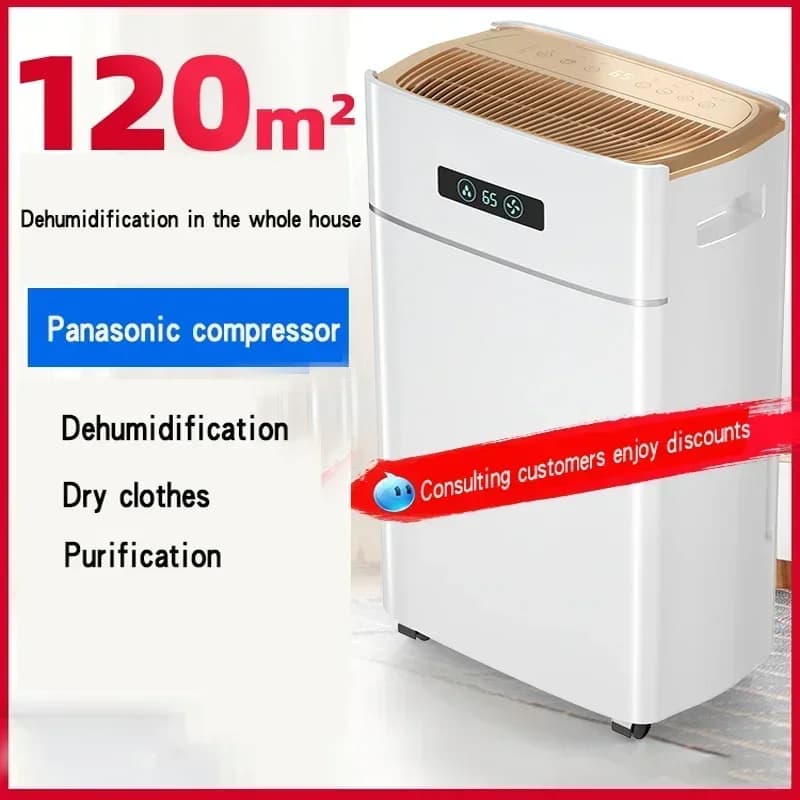Elettrodomestici ER-620E Deumidificatore silenzioso per uso domestico Deumidificatore per camera da letto Deumidificatore per interni igroscopico