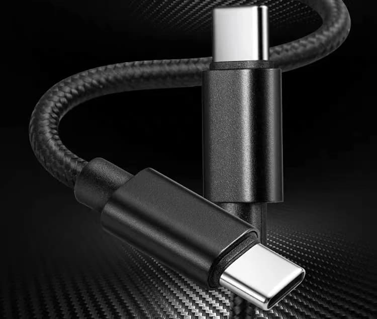 Wear Resistant Braided USB C Charging Cable 60W High Power Student Dorm Universal Shared Digital Device Power Accessory