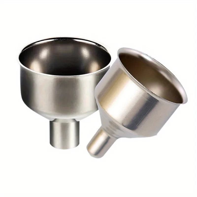 1 pezzo, imbuto, imbuto da cucina in acciaio inossidabile, imbuto per olio, imbuto per vino, imbuto per olio conico portatile di grande e piccolo diametro