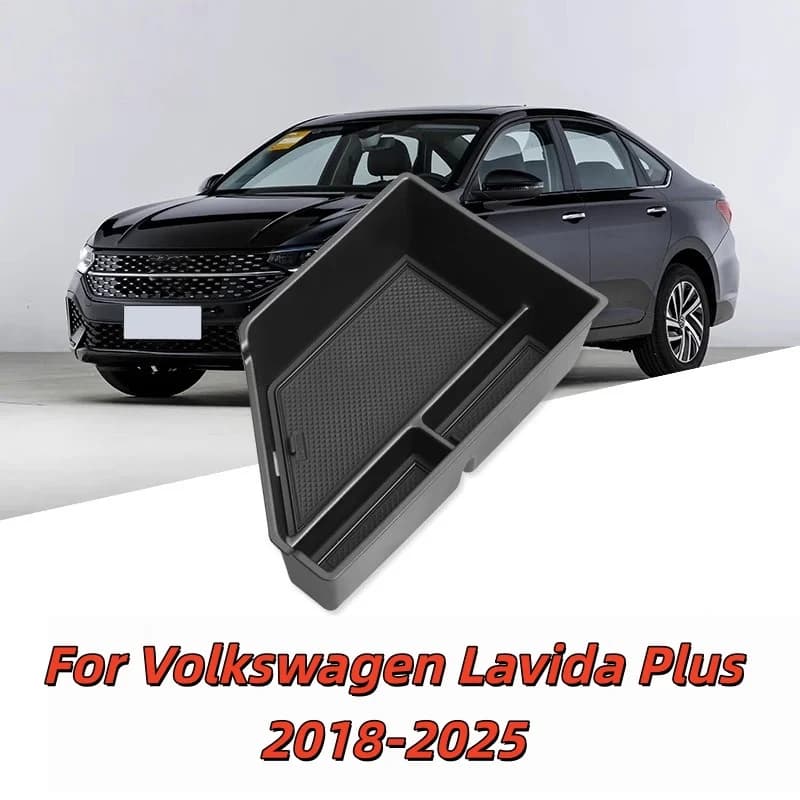Auto Central Control Arm Box Storage Box for Volkswagen Lavida Plus 2018-2025 Accessory for Car Conservation Organization