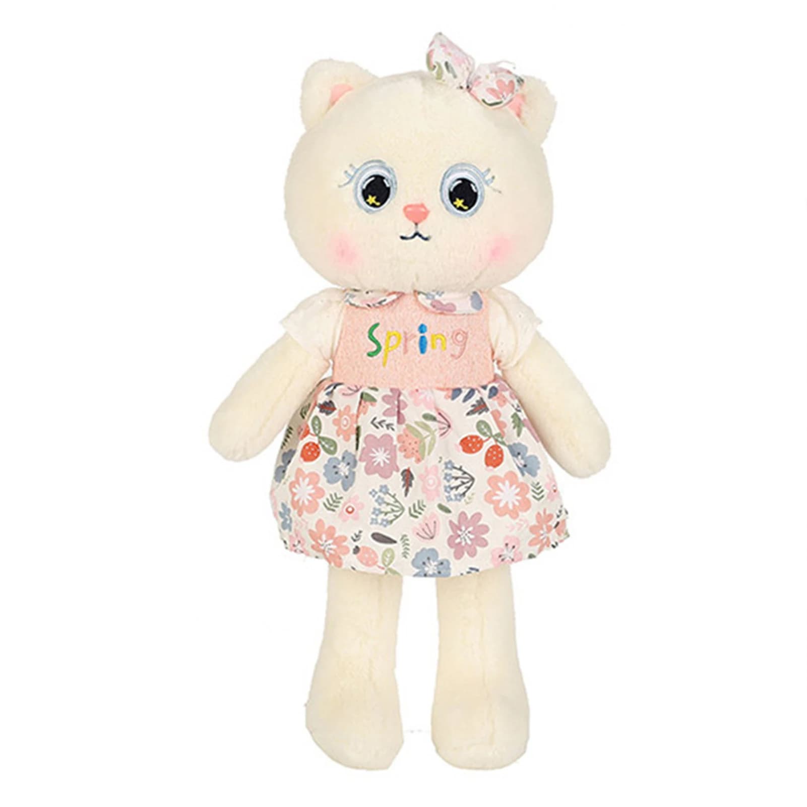 Cute Princess Cat Plush Toy Cartoon Stuffed Animals Throw Pillow For Children
