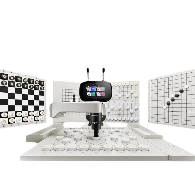 Gioca a scacchi, impara il scacchino robotico, go, scacchi, backgammon.
