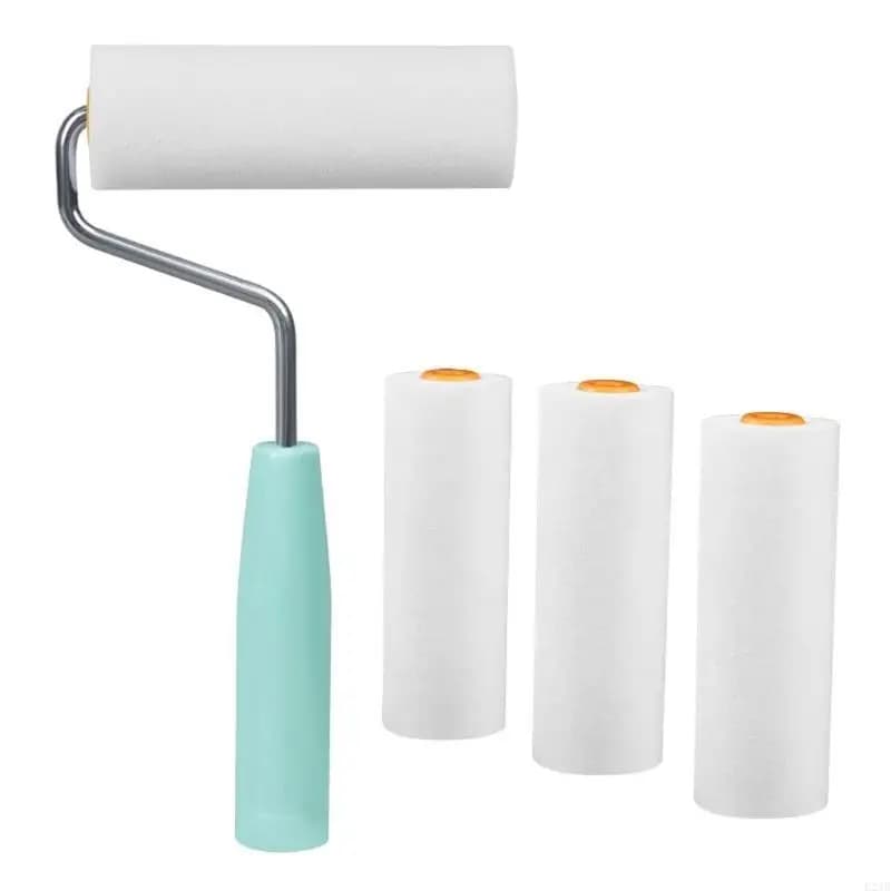 9 pcs mini foam roller set, water base, paint roller, detail painting roller tool, for and