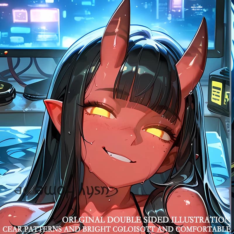Fodera per cuscino Dakimakura SFW Meru Game Character, stampa HD, tessuto premium, regalo per i fan degli anime