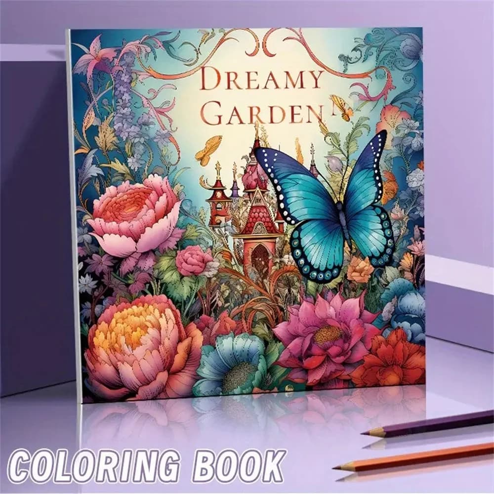 Art Coloring Book 20page Double Pages Gift For Birthday Party Relieve Stress Kill Time Graffiti Painting Drawing Book Original