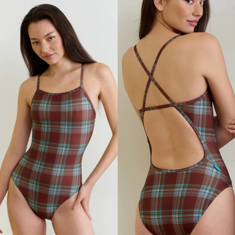 Minsu Stunning Sweet Small Bust Girl Professional Racing Sports Swimwear Training Full Swimwear Swimwear without backrest