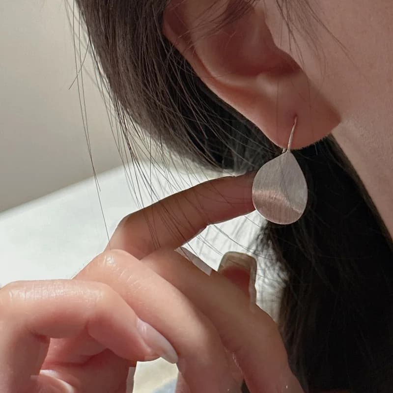 925 Sterling Silver Vintage Earrings for Women Simple Round Fashion Sparkling Earrings Prevent allergies Holiday Accessories