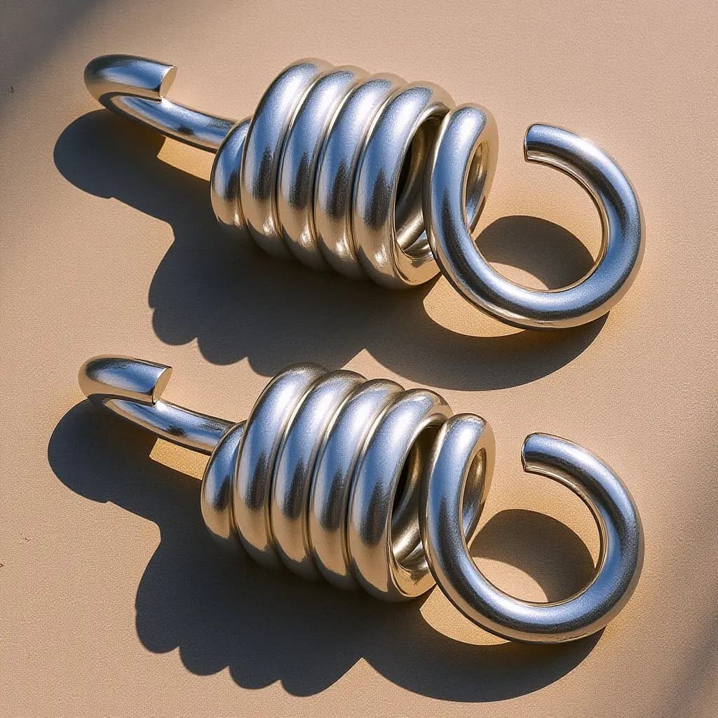 2 Pieces Molds Robuste for Amaca, Shower Chair from Portico, Boxing Bag, Clip for Plants, Low Noise and Vibration