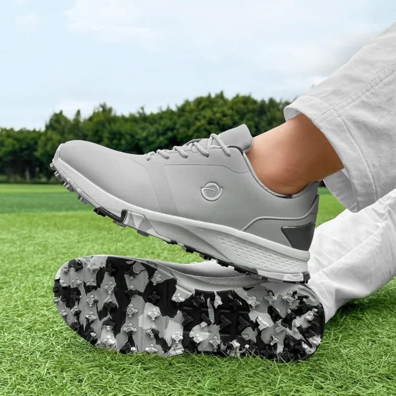Men's Large Size Outdoor Lawn Sneakers Lightweight Breathable Golf Shoes Men Wear-resistant Comfortable Training Shoes