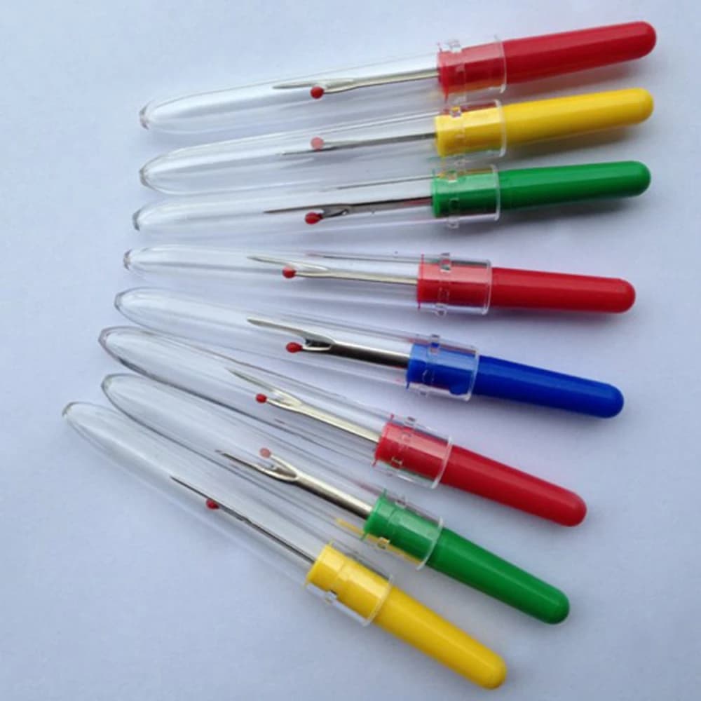 2PCS/Set Small Sewing Seam Ripper Kit Colorful Sewing Stitch Thread Unpicker Seam Ripper Thread Cutter Scissor for Sewing
