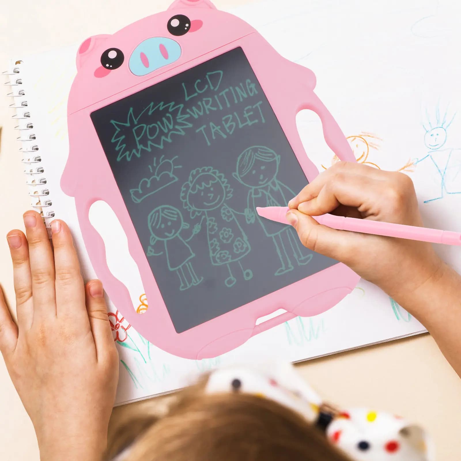1Pcs LCD Drawing Writing Board Erasable Graffiti Handwriting Board Educational Creative Painting Child Learning Gift