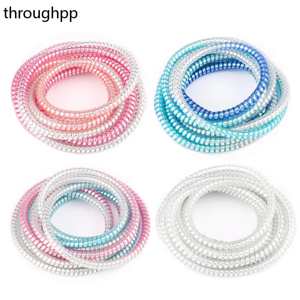 Protezione del cavo di ricarica USB da 1.4M protezione del cavo colorato avvolgicavo avvolgicavo Organizer accessori per telefoni cellulari