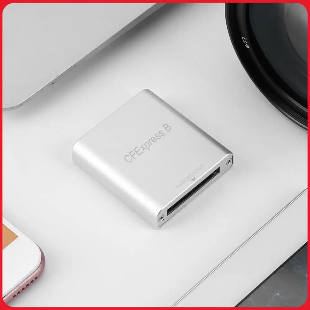 Adattatore Portatile per Schede di Memoria CF USB 3.1 Gen 2, Lettore di Schede USB Senza Driver per Laptop, Computer, Telefono, MacBook, iPad, Chromebook