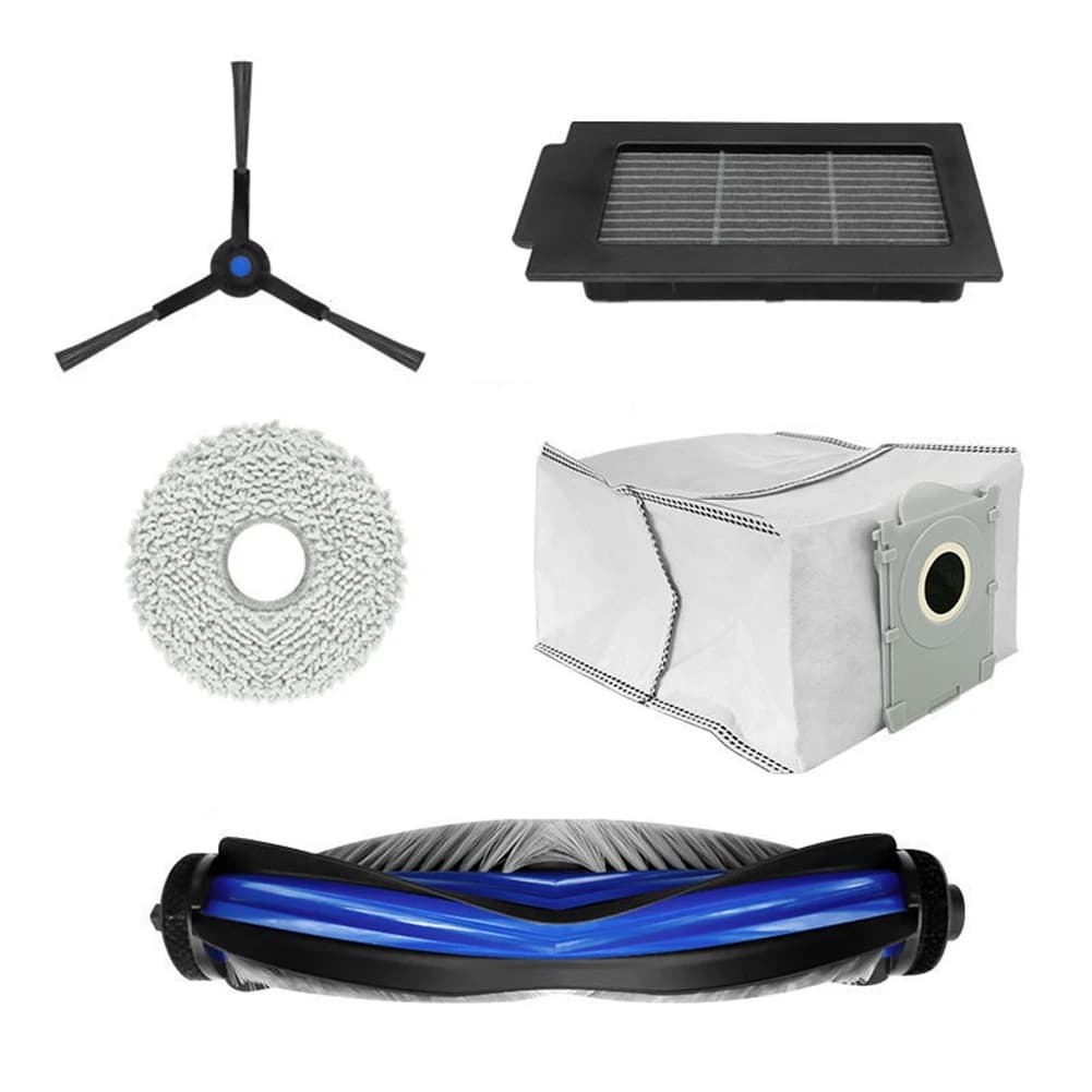 【GADGET DA CUCINA】Spazzole laterali principali, filtri HEPA, sacchetti per la polvere, panni per la pulizia per ECOVACS T50 PRO OMNI/T50 OMNI, ricambi per robot aspirapolvere