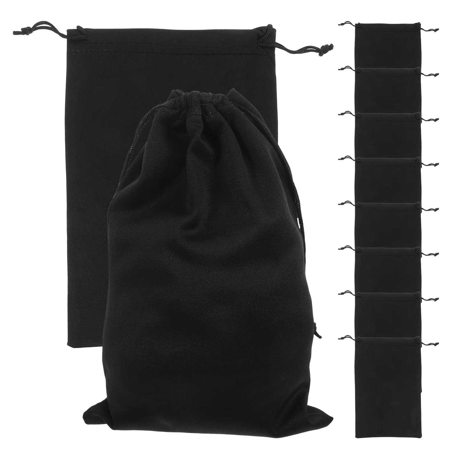 10 Pezzi Sacchetti per Occhiali da Sci, Custodie per Occhiali da Neve, Sacchetti Portaocchiali con Coulisse, Custodie in Microfibra per Occhiali