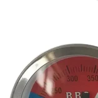 Thermometer for oven JX-21J in stainless steel, Bimetallic thermometer 100-500°C ° Spare parts for oven Pizza and grill BBQ