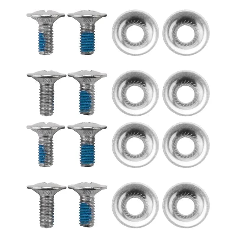B48B-Snowboard Binding Screw Set Include 8 Pieces Snowboard Mounting Screws And 8 Pieces Snowboarding Screw Washers